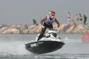 Cyrille Lemoine en jet-ski, photographie d’archives