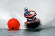 Cyrille Lemoine en jet-ski, photographie d’archives